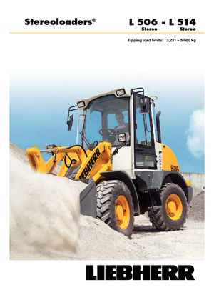 Ładowarki kołowe Liebherr L 514 Z-Stereo