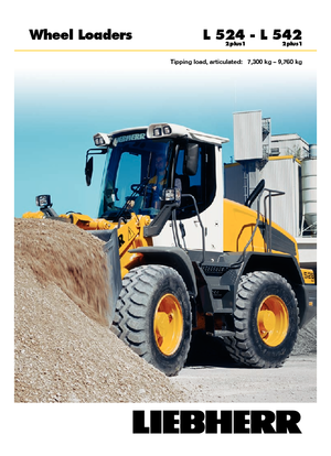 Ładowarki kołowe Liebherr L 524 P 2 plus 1