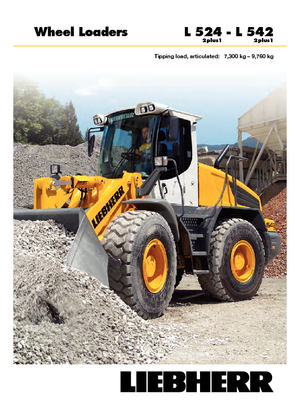 Ładowarki kołowe Liebherr L 524 P