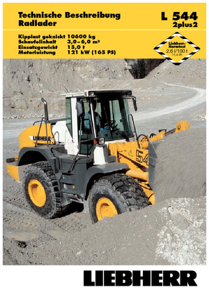 Ładowarki kołowe Liebherr L 544