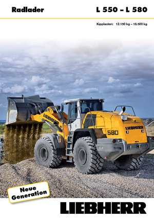 Ładowarki kołowe Liebherr L 550