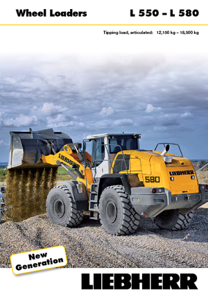 Ładowarki kołowe Liebherr L 550