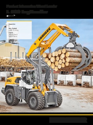 Ładowarki kołowe Liebherr L 580 LogHandler XPower