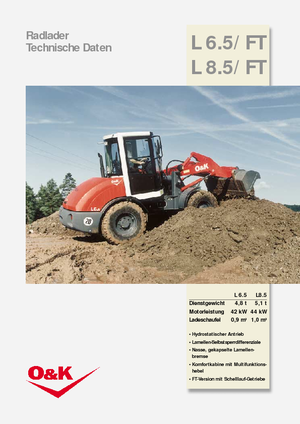 Ładowarki kołowe O&K L 8.5 FT