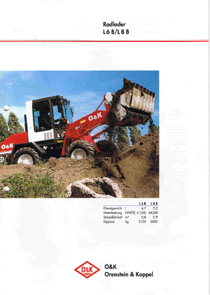Ładowarki kołowe O&K L 8 B