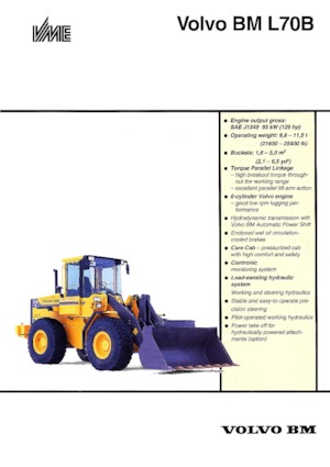 Ładowarki kołowe Volvo L 70 B