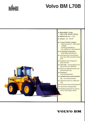 Ładowarki kołowe Volvo L 70 B