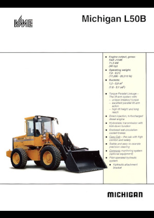 Ładowarki kołowe Michigan L50B