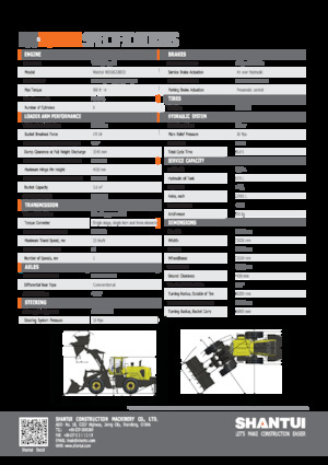 Ładowarki kołowe Shantui L55-B5 HMAX
