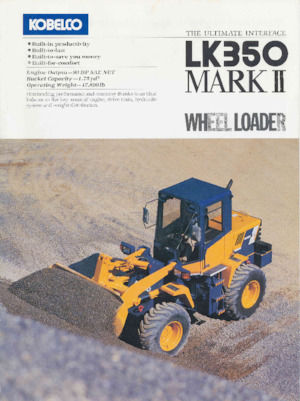 Ładowarki kołowe Kobelco LK350