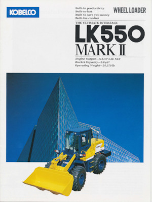 Ładowarki kołowe Kobelco LK550