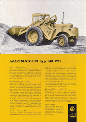 Ładowarki kołowe Volvo LM222