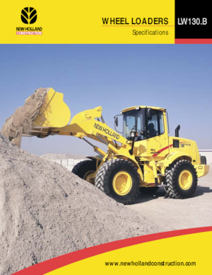 Ładowarki kołowe New Holland LW130 B