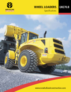 Ładowarki kołowe New Holland LW270 B