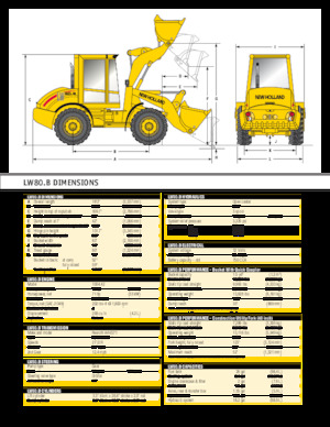 Ładowarki kołowe New Holland LW50 B