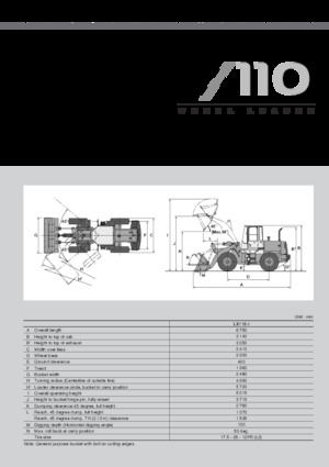Ładowarki kołowe Hitachi LX 110