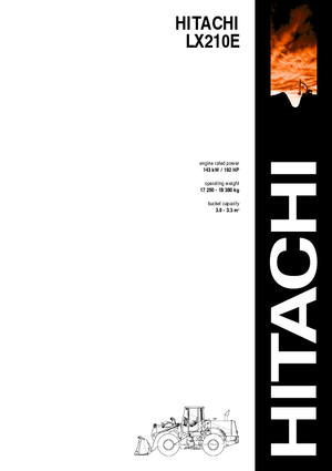 Ładowarki kołowe Hitachi LX 210 E