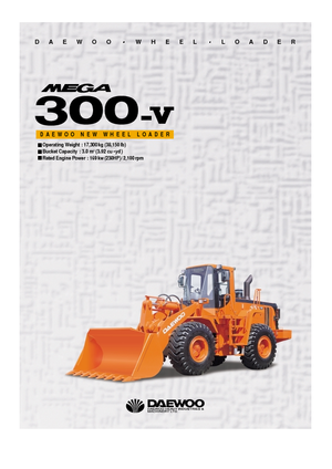 Ładowarki kołowe Doosan Mega 300 V
