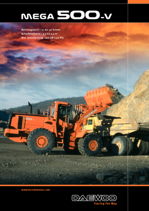 Ładowarki kołowe Doosan Mega 500 V