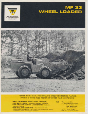 Ładowarki kołowe Massey Ferguson MF 33