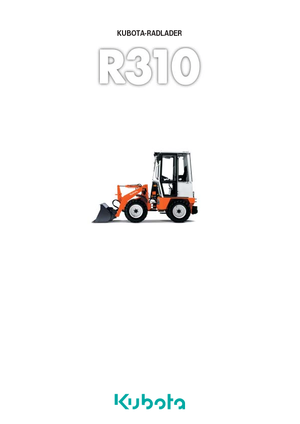 Ładowarki kołowe Kubota R310