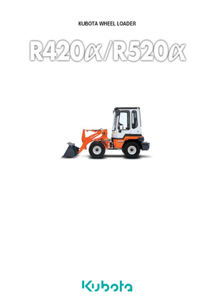 Ładowarki kołowe Kubota R520α