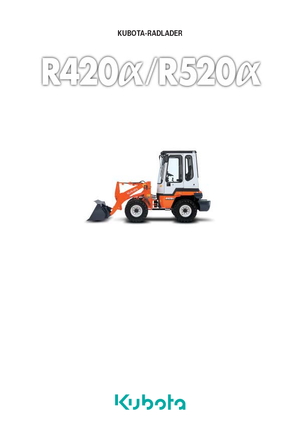 Ładowarki kołowe Kubota R520α B