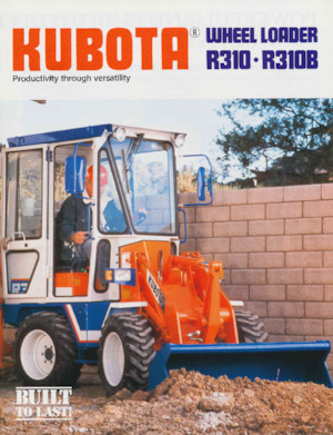 Ładowarki kołowe Kubota R310B