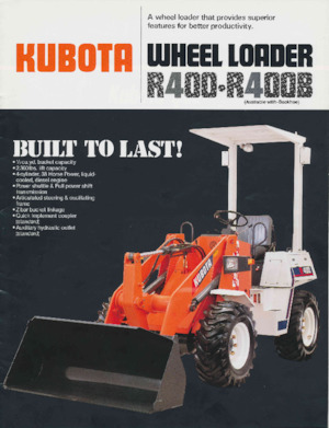 Ładowarki kołowe Kubota R400