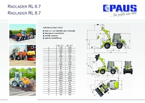 Ładowarki kołowe Paus RL 8.7