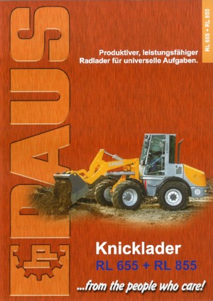 Ładowarki kołowe Paus RL 855