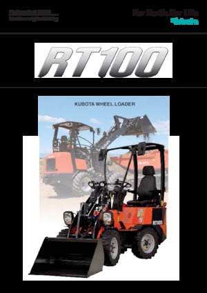 Ładowarki kołowe Kubota RT100