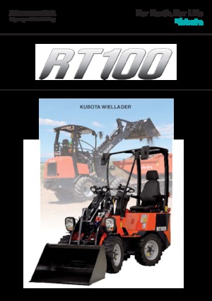 Ładowarki kołowe Kubota RT100