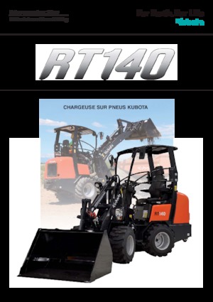 Ładowarki kołowe Kubota RT140