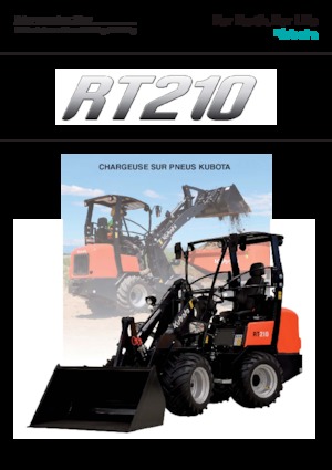 Ładowarki kołowe Kubota RT210