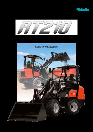 Ładowarki kołowe Kubota RT210