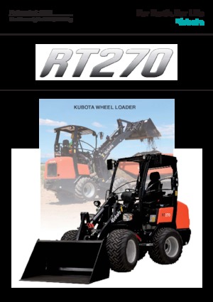 Ładowarki kołowe Kubota RT270
