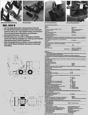 Ładowarki kołowe Terex-Schaeff SKL 809 S