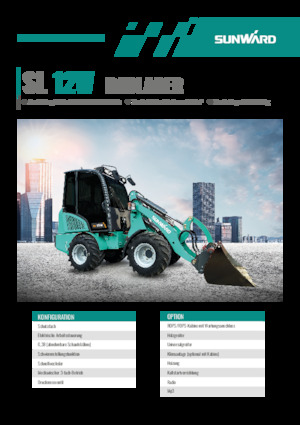 Ładowarki kołowe Sunward SL12W