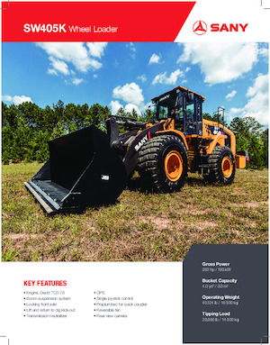 Ładowarki kołowe Sany SW405K