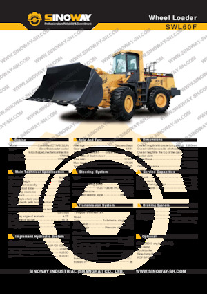 Ładowarki kołowe Sinoway SWL60F