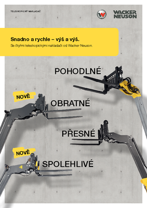 Ładowarki teleskopowe Wacker Neuson TH522