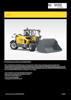 Ładowarki teleskopowe Wacker Neuson TH522