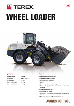 Ładowarki kołowe Terex TL 120