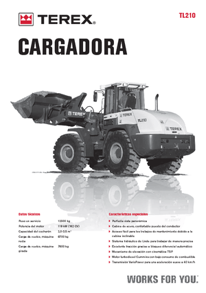 Ładowarki kołowe Terex TL 210