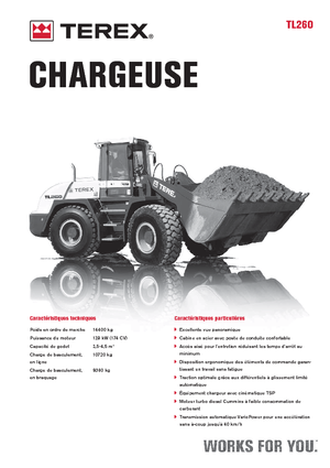 Ładowarki kołowe Terex TL 260