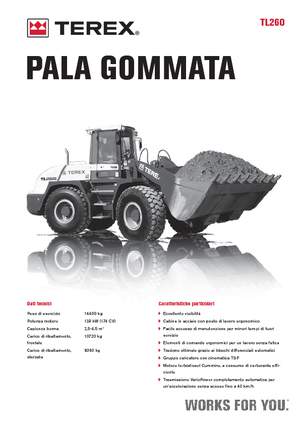 Ładowarki kołowe Terex TL 260