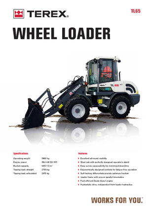 Ładowarki kołowe Terex TL 65