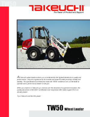 Ładowarki kołowe Takeuchi TW50