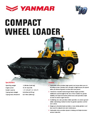 Ładowarki kołowe Yanmar V10